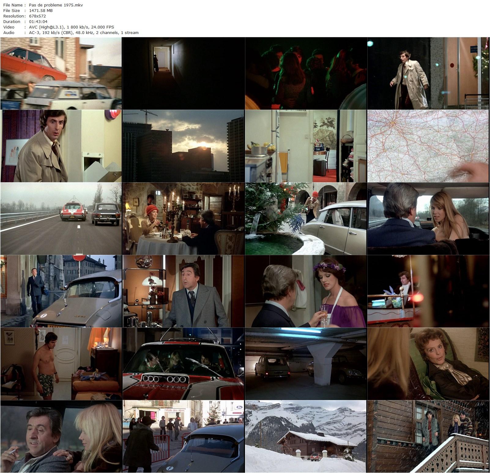 No Problem! AKA Pas de problème! (1975) Georges Lautner, Miou-Miou, Jean Lefebvre, Bernard Menez-poster