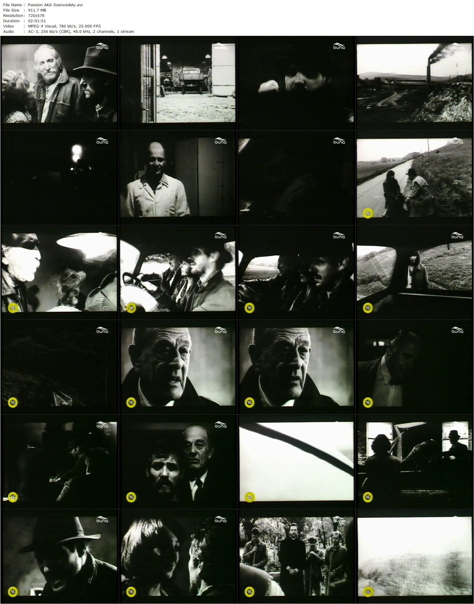 Passion AKA Szenvedély (1998) György Fehér, Ildikó Bánsági, Djoko Rosic, János Derzsi-poster