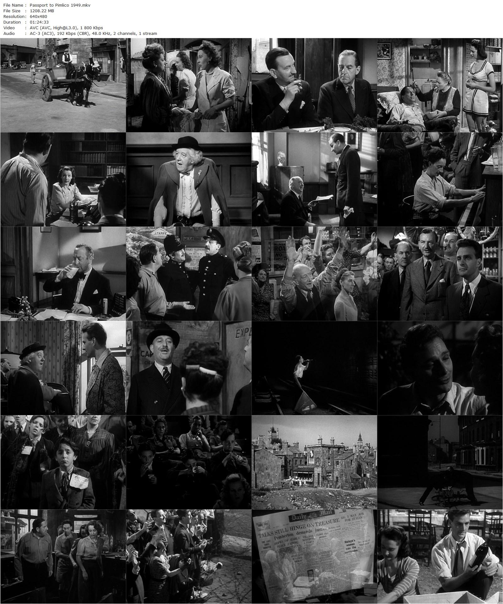 Passport to Pimlico (1949) Henry Cornelius, Stanley Holloway, Betty Warren, Barbara Murray-poster