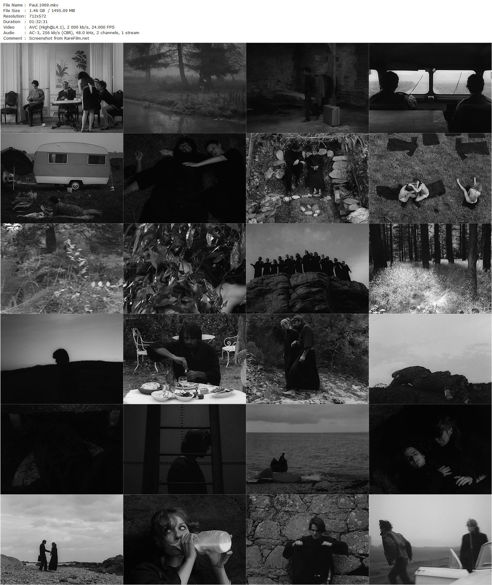 Paul (1969) Diourka Medveczky, Jean-Pierre Léaud, Bernadette Lafont, Jean-Pierre Kalfon-poster