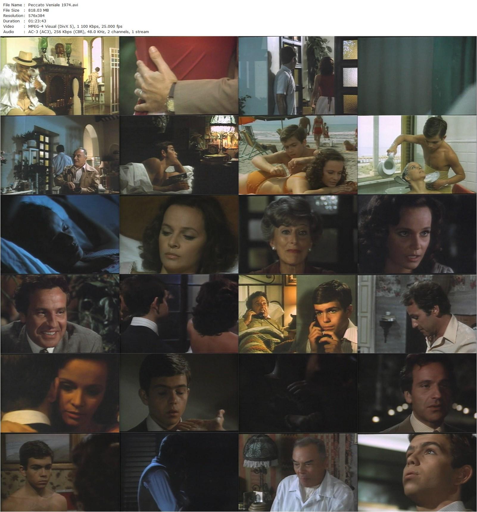 Peccato veniale (1974) Salvatore Samperi, Laura Antonelli, Alessandro Momo, Orazio Orlando-poster