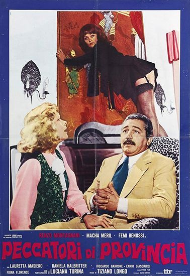 Peccatori di provincia (1977) Tiziano Longo, Renzo Montagnani, Macha Méril, Femi Benussi