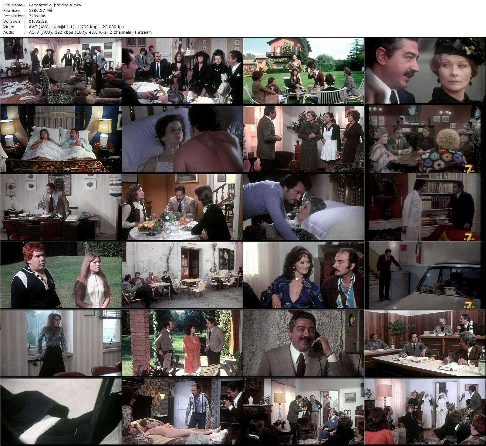 Peccatori di provincia (1977) Tiziano Longo, Renzo Montagnani, Macha Méril, Femi Benussi-poster