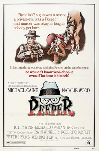 Peeper (1975) Peter Hyams, Michael Caine, Natalie Wood, Kitty Winn