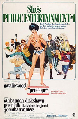 Penelope (1966) Arthur Hiller, Natalie Wood, Ian Bannen, Dick Shawn