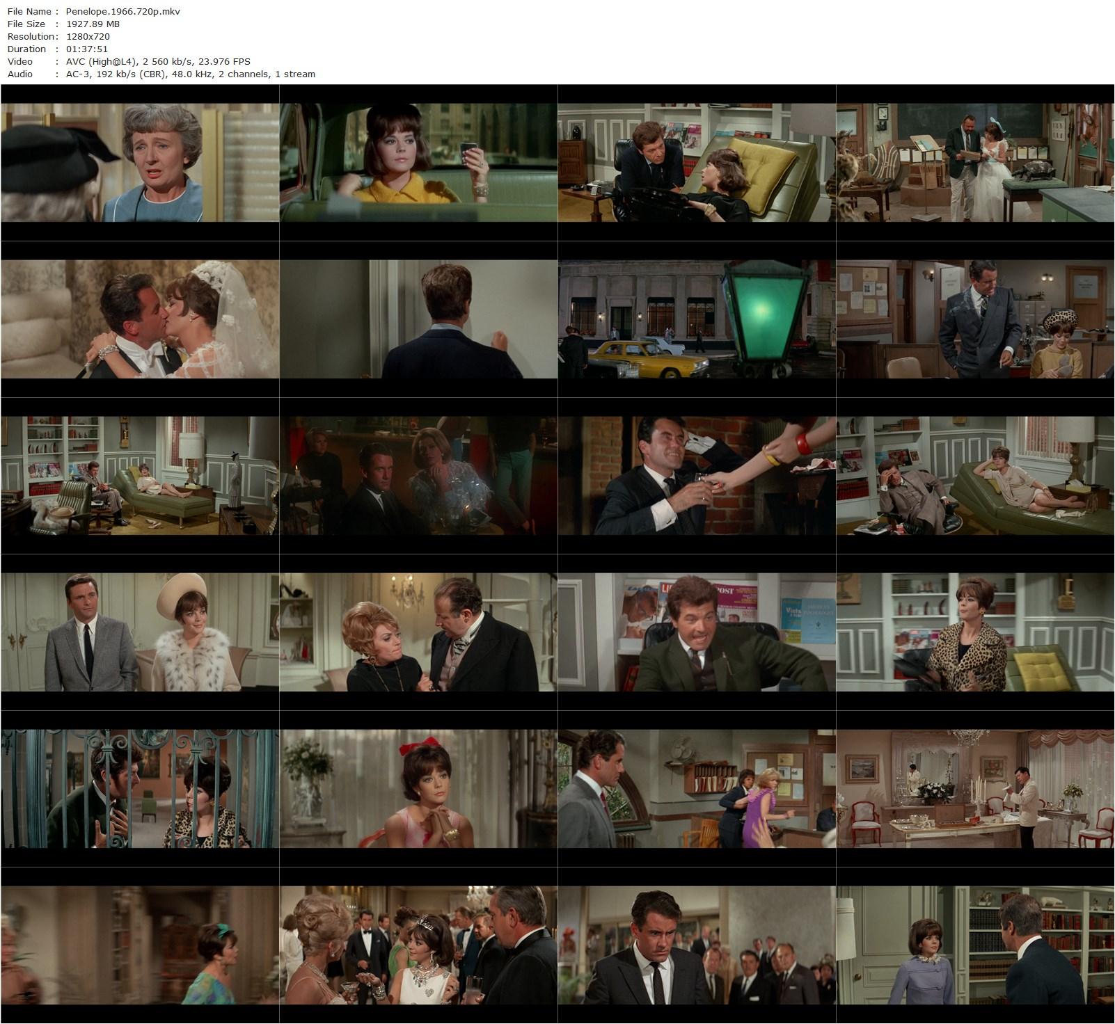 Penelope (1966) Arthur Hiller, Natalie Wood, Ian Bannen, Dick Shawn-poster