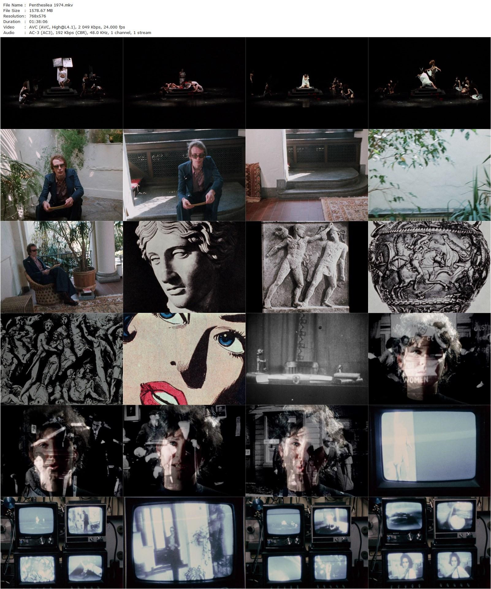 Penthesilea: Queen of the Amazons (1974) Laura Mulvey, Peter Wollen, Michael Thomas, Jan Creighton, Jim Goode-poster