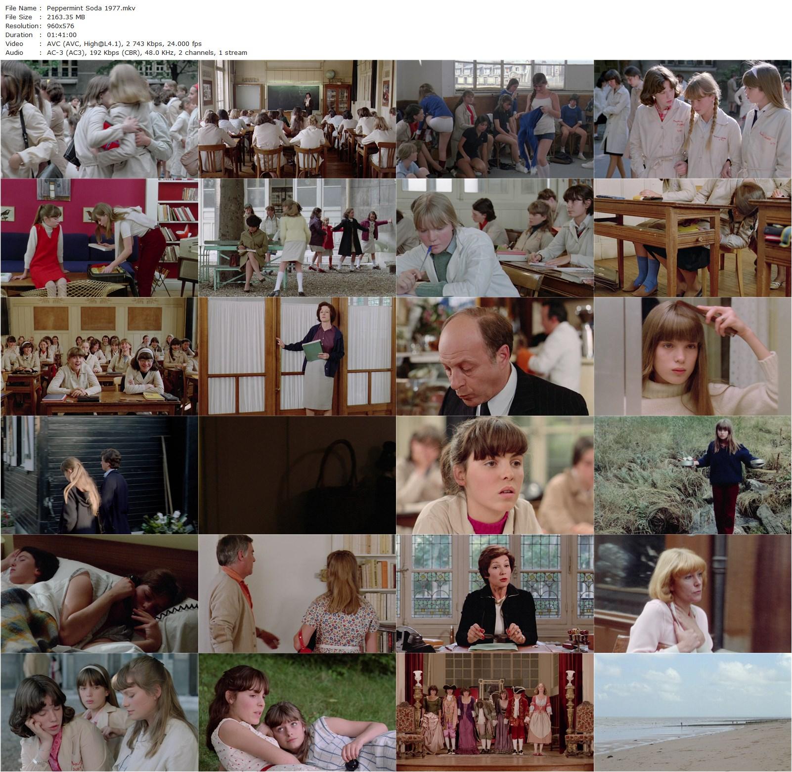 Peppermint Soda (1977) Diane Kurys, Eléonore Klarwein, Odile Michel, Anouk Ferjac-poster