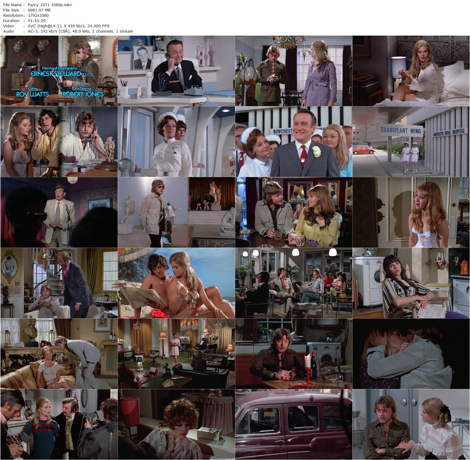 Percy (1971) Ralph Thomas, Hywel Bennett, Denholm Elliott, Elke Sommer-poster