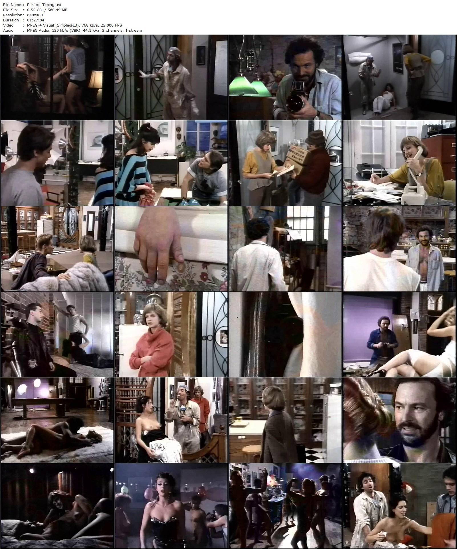 Perfect Timing (1986) René Bonnière, Stephen Markle, Michele Scarabelli, Paul Boretski-poster