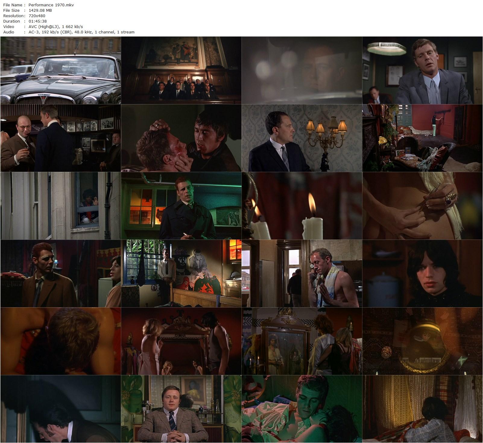 Performance (1970) Donald Cammell, Nicolas Roeg, James Fox, Mick Jagger, Anita Pallenberg-poster