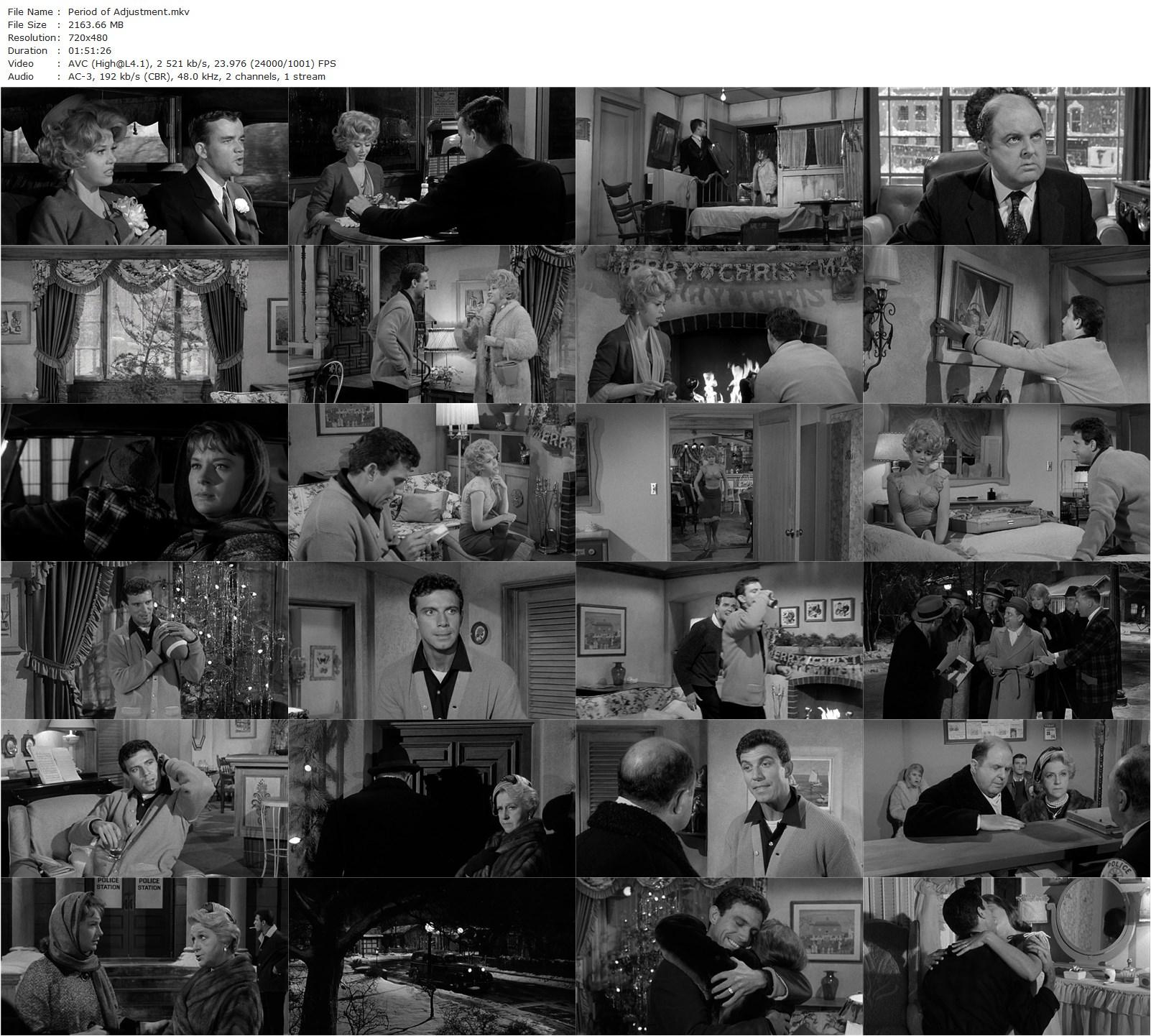 Period of Adjustment (1962) George Roy Hill, Anthony Franciosa, Jane Fonda, Jim Hutton-poster