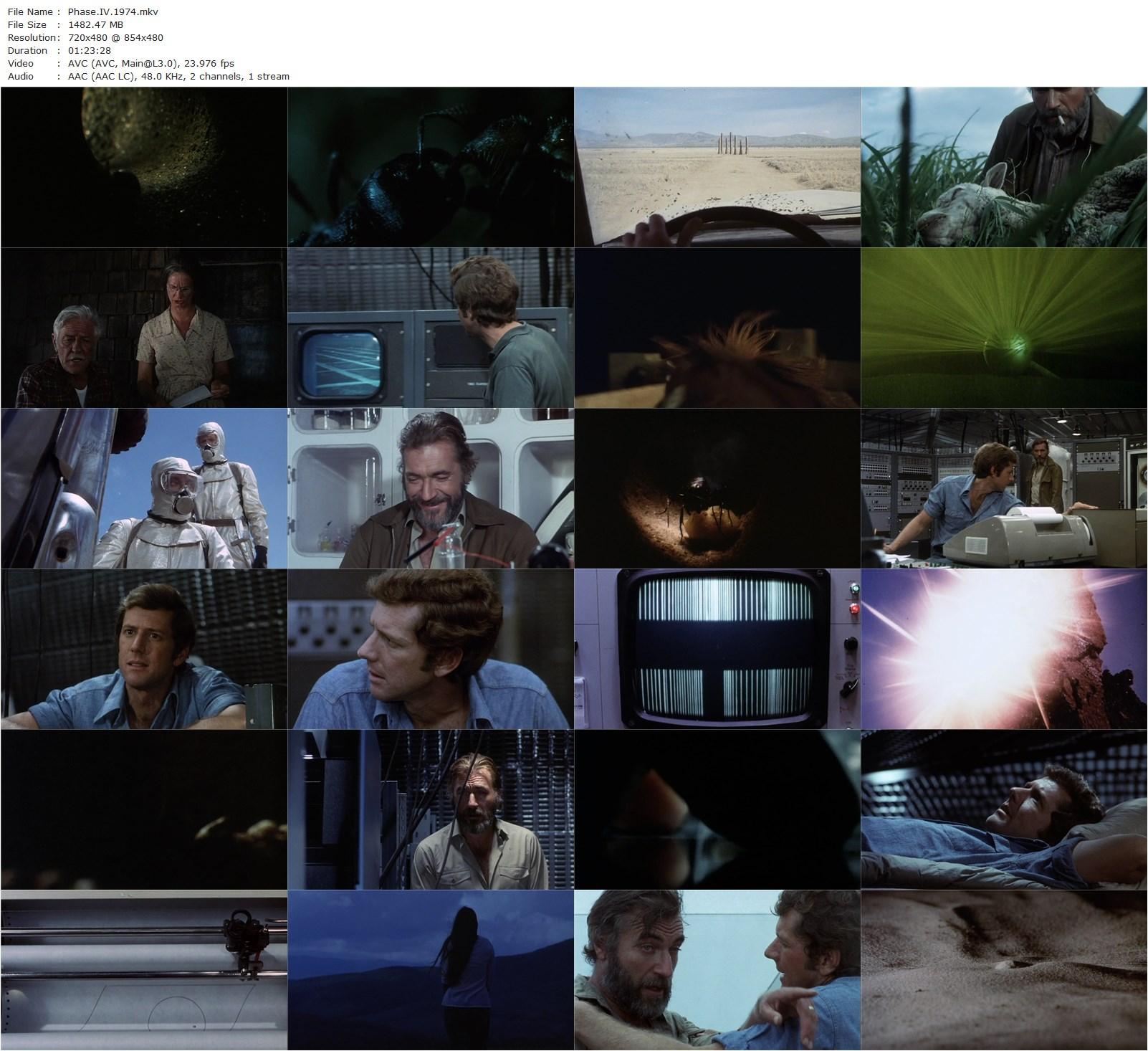 Phase IV (1974) Saul Bass, Nigel Davenport, Michael Murphy, Lynne Frederick-poster