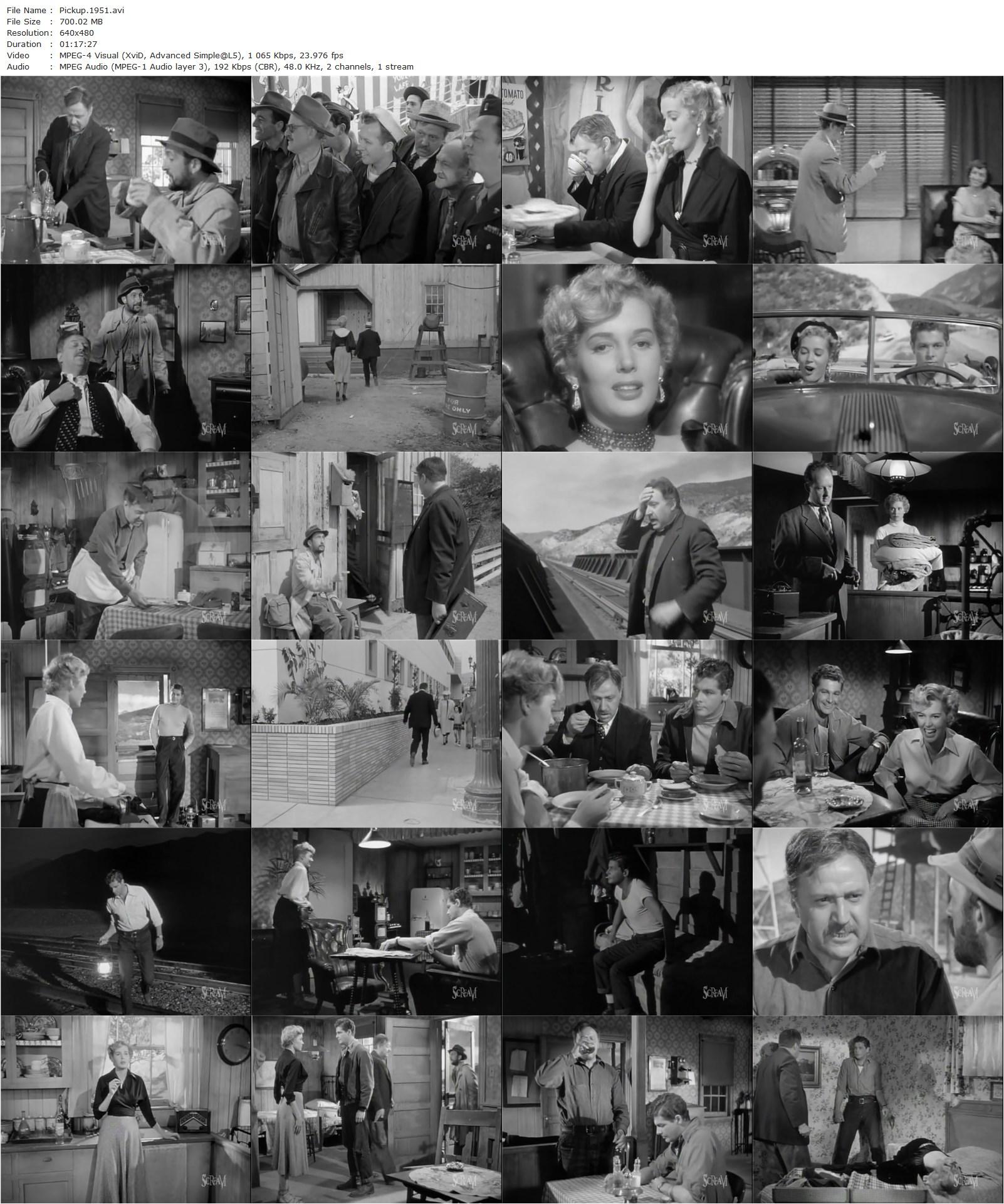 Pickup (1951) Hugo Haas, Beverly Michaels, Allan Nixon-poster