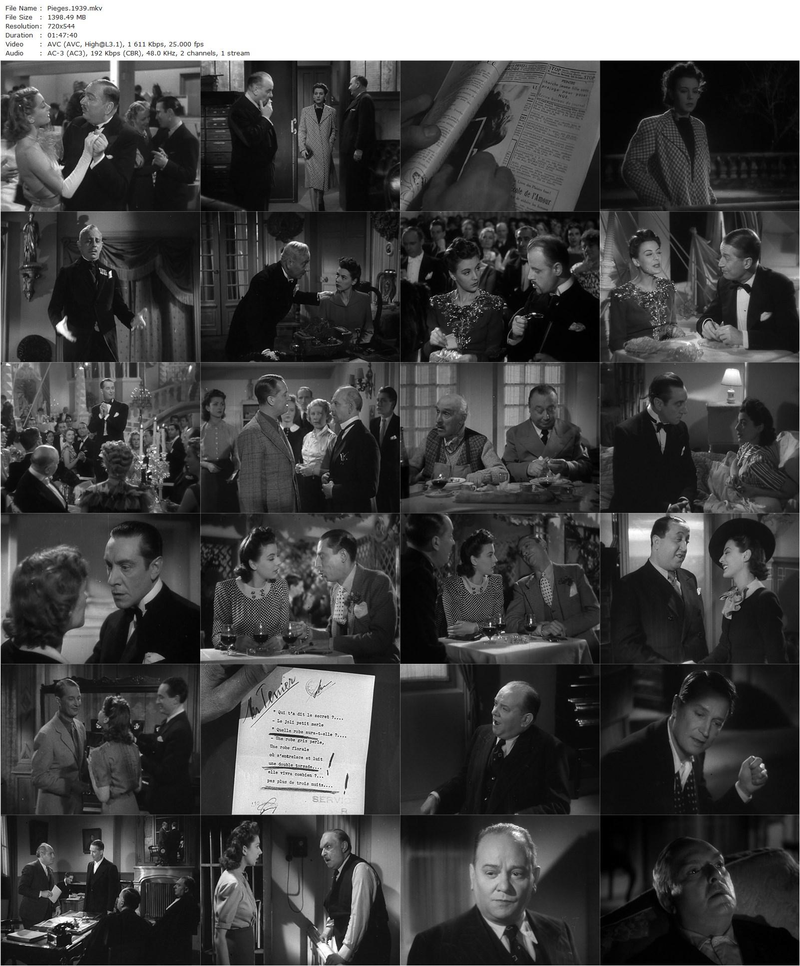 Personal Column (1939) Robert Siodmak, Maurice Chevalier, Pierre Renoir, Marie Déa-poster