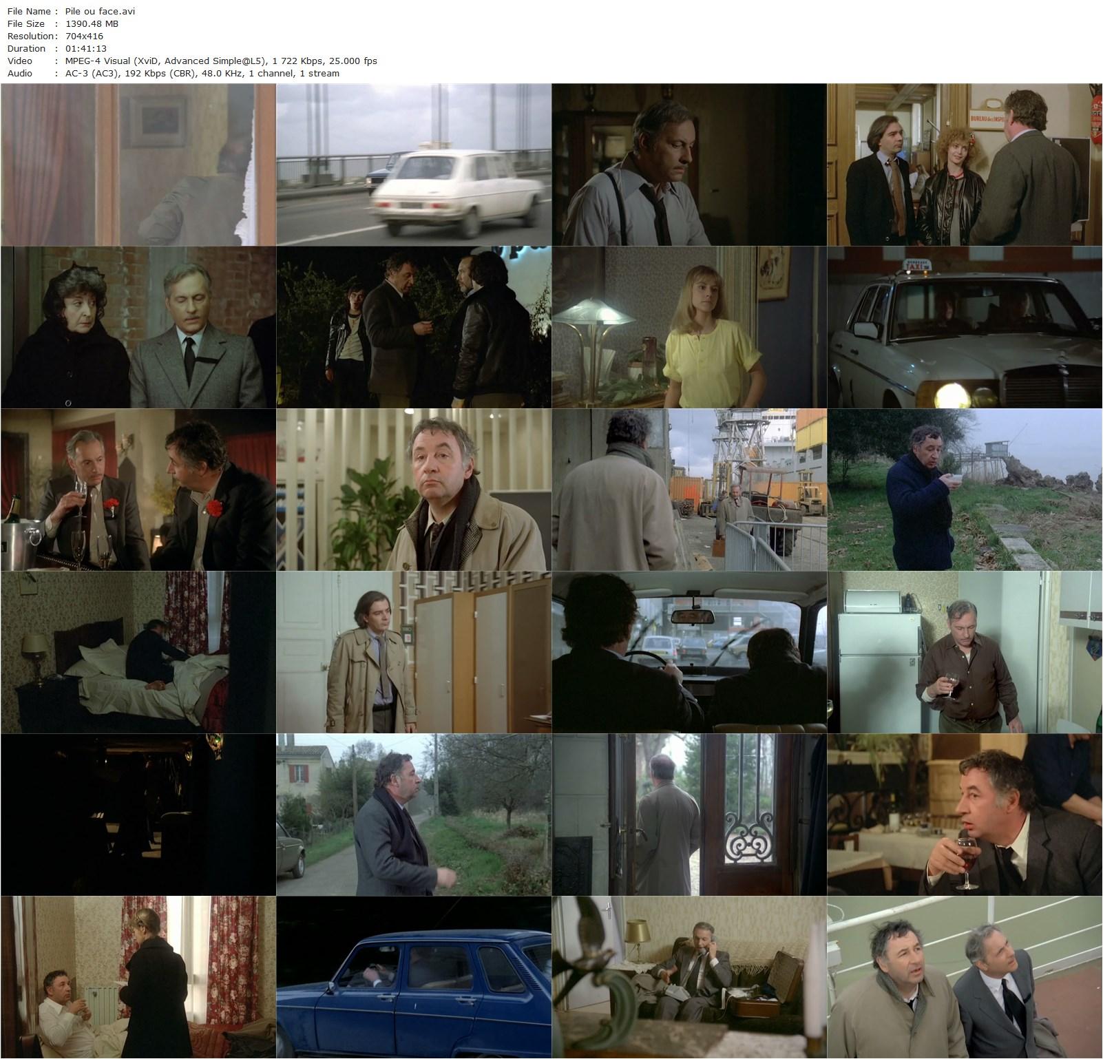 Heads or tails (1980) Robert Enrico, Philippe Noiret-poster