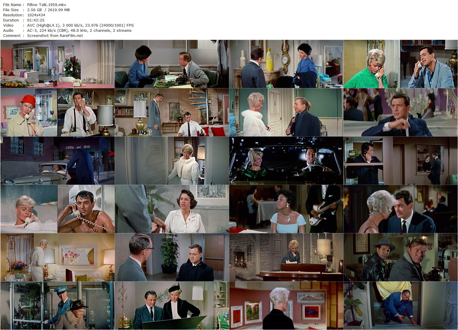 Pillow Talk (1959) Michael Gordon, Rock Hudson, Doris Day-poster