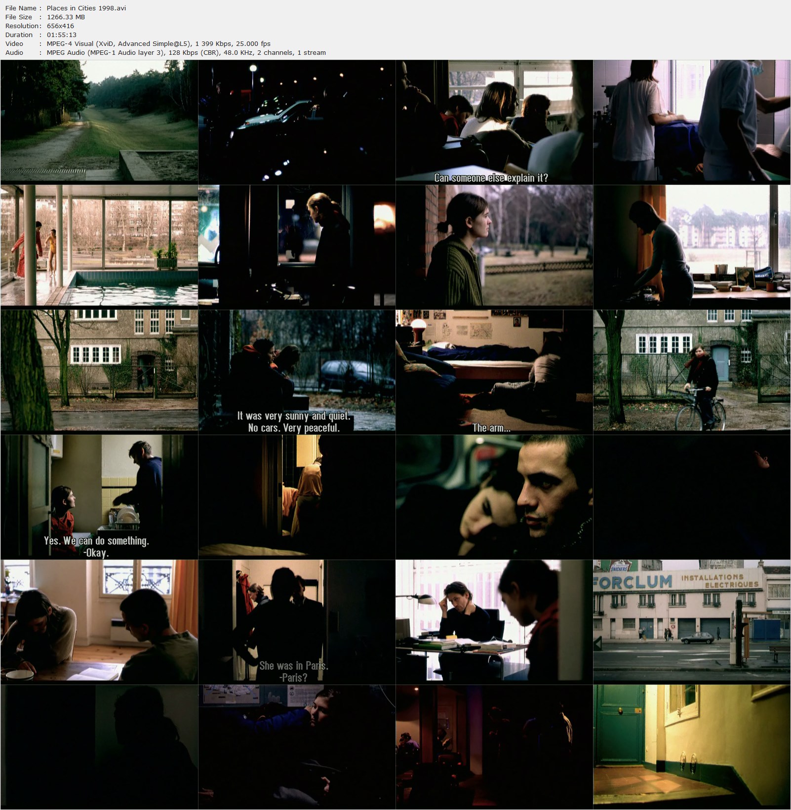 Places in Cities AKA Plätze in Städten (1998) Angela Schanelec, Sophie Aigner, Vincent Branchet, Katharina Eckerfeld-poster