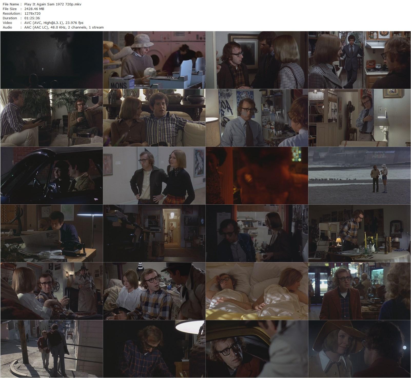 Play It Again, Sam (1972) Herbert Ross, Woody Allen, Diane Keaton, Tony Roberts-poster