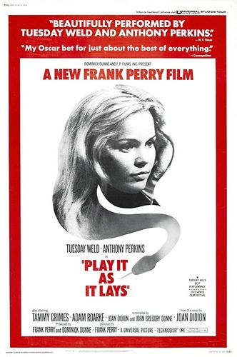 Play It As It Lays (1972) Frank Perry, Tuesday Weld, Anthony Perkins, Tammy Grimes