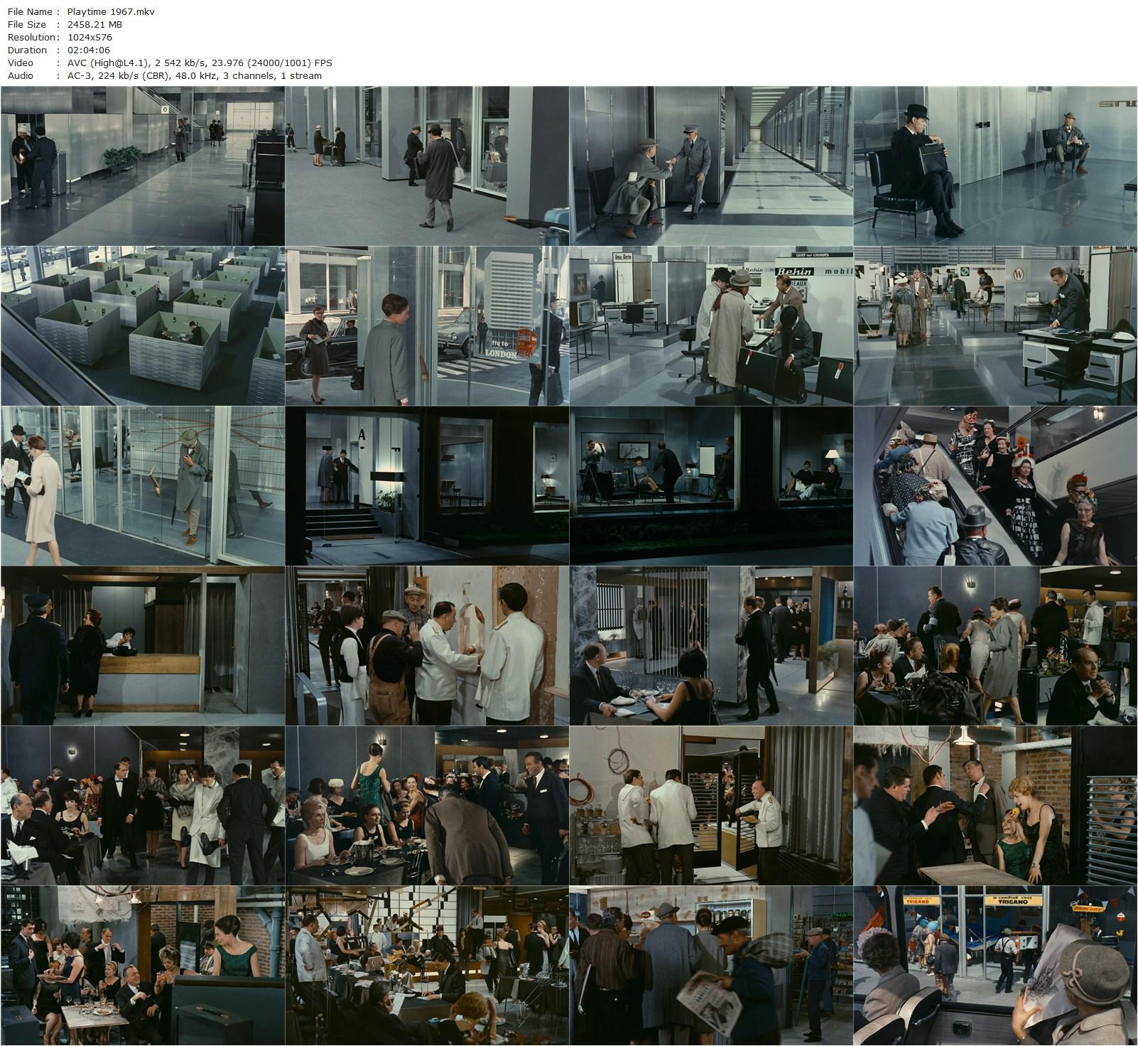 Playtime (1967) Jacques Tati, Barbara Dennek, Rita Maiden-poster