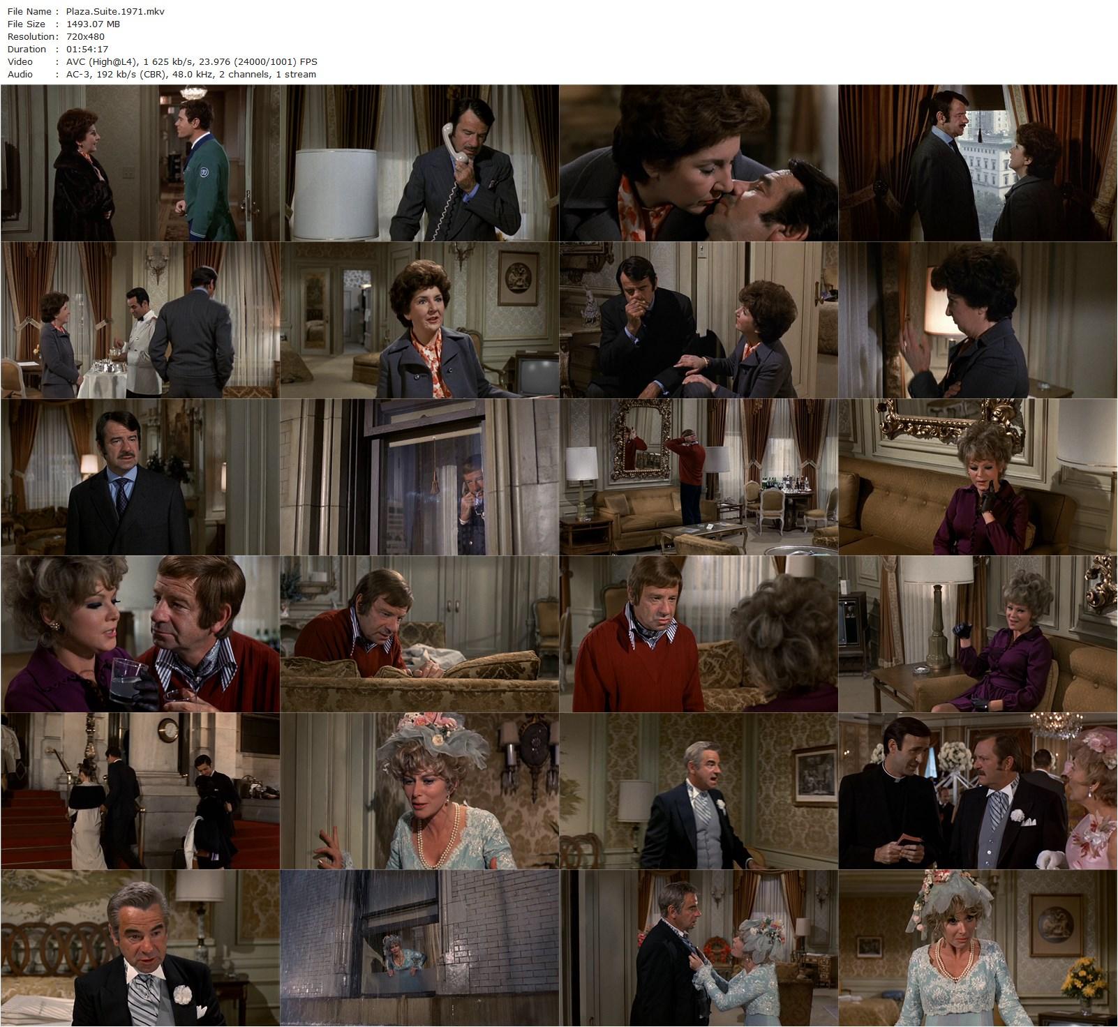 Plaza Suite (1971) Arthur Hiller, Walter Matthau, Maureen Stapleton, Barbara Harris-poster