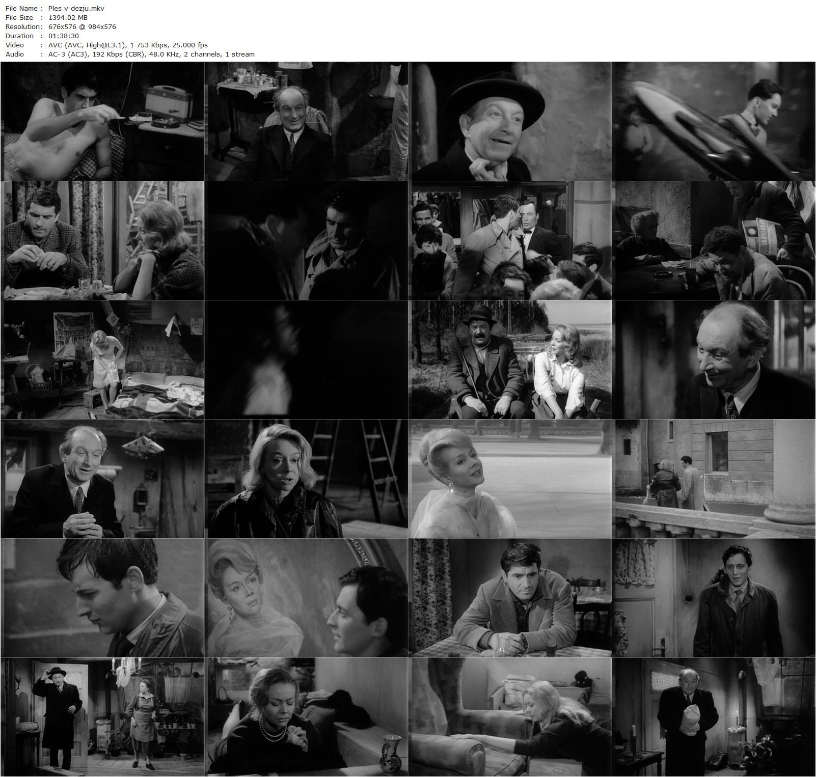 Dancing in the Rain (1961) Bostjan Hladnik, Dusa Pockaj, Miha Baloh, Rado Nakrst-poster