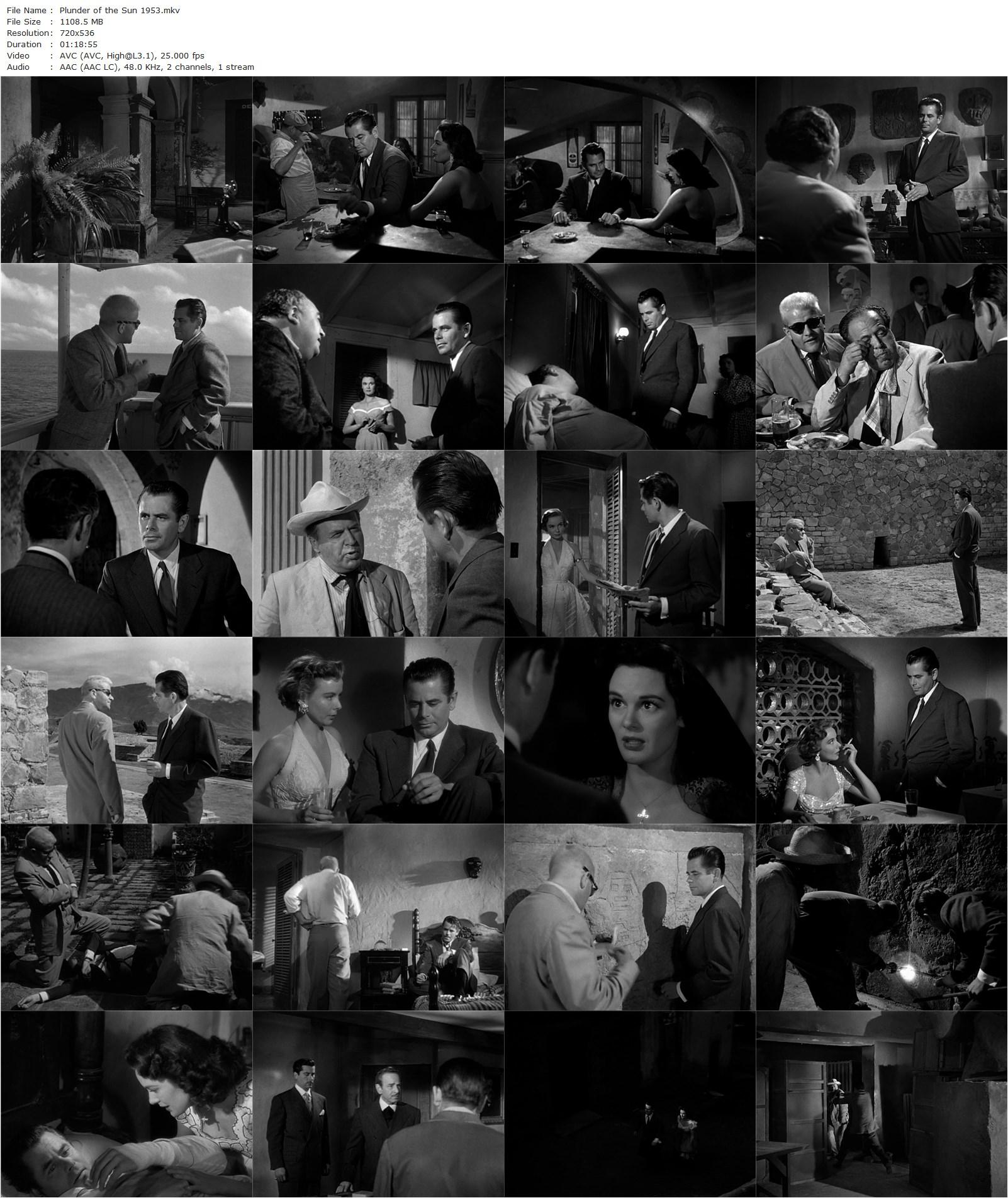 Plunder of the Sun (1953) John Farrow, Glenn Ford, Diana Lynn, Patricia Medina-poster