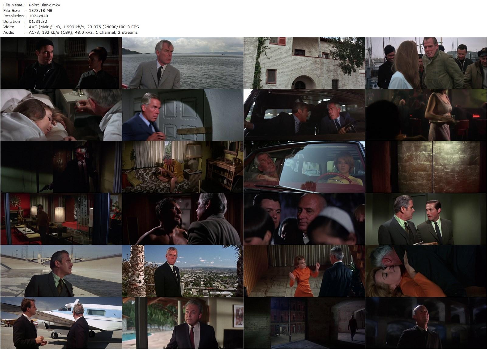 Point Blank (1967) John Boorman, Lee Marvin, Angie Dickinson, Keenan Wynn-poster