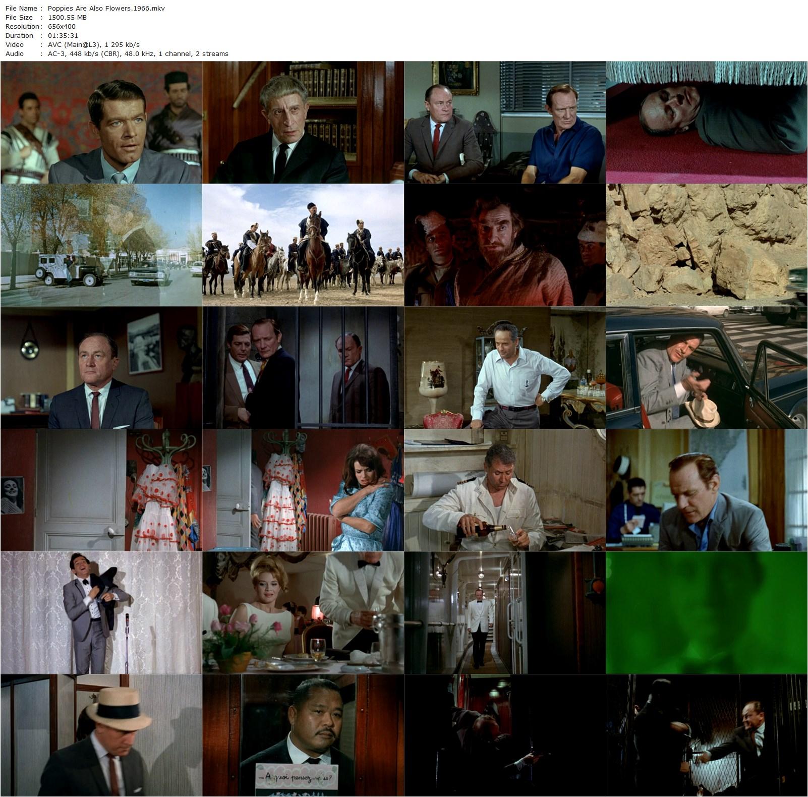 Poppies Are Also Flowers (1966) Terence Young, Senta Berger, Stephen Boyd, Yul Brynner-poster