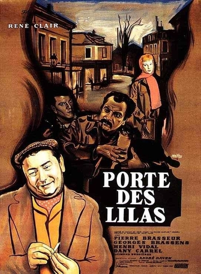 The Gates of Paris AKA Porte des Lilas (1957) René Clair, Pierre Brasseur, Georges Brassens, Henri Vidal