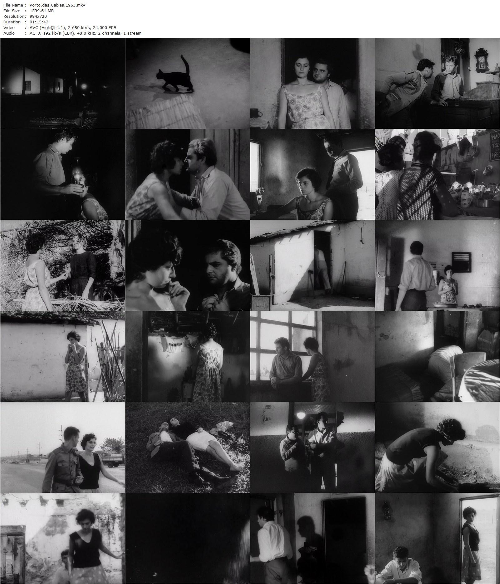 Porto das Caixas (1963) Paulo César Saraceni, Irma Álvarez, Reginaldo Faria, Paulo Padilha-poster