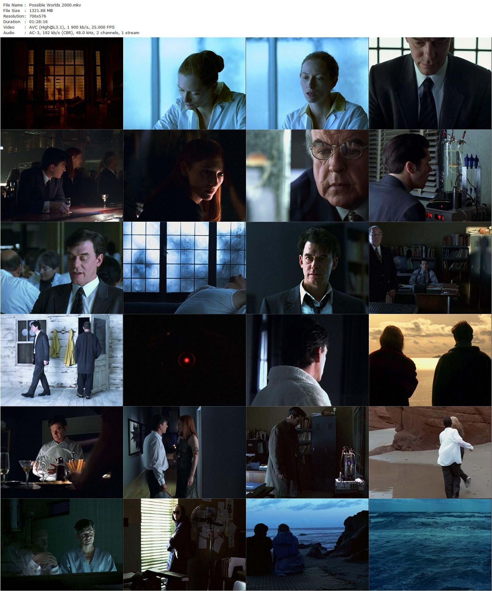 Possible Worlds (2000) Robert Lepage, Tilda Swinton, Tom McCamus, Sean McCann-poster