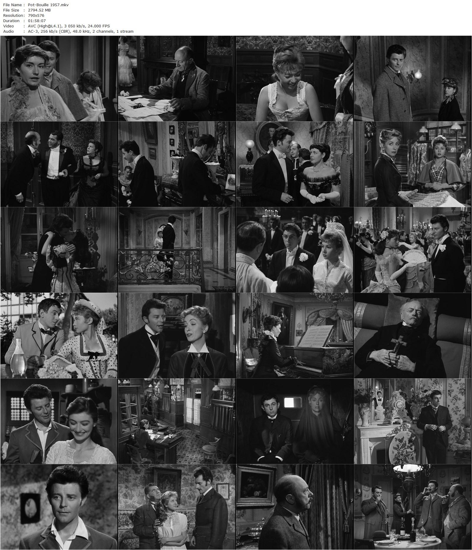 Lovers of Paris AKA Pot Bouille (1957) Julien Duvivier, Gérard Philipe, Dany Carrel, Jacques Duby-poster