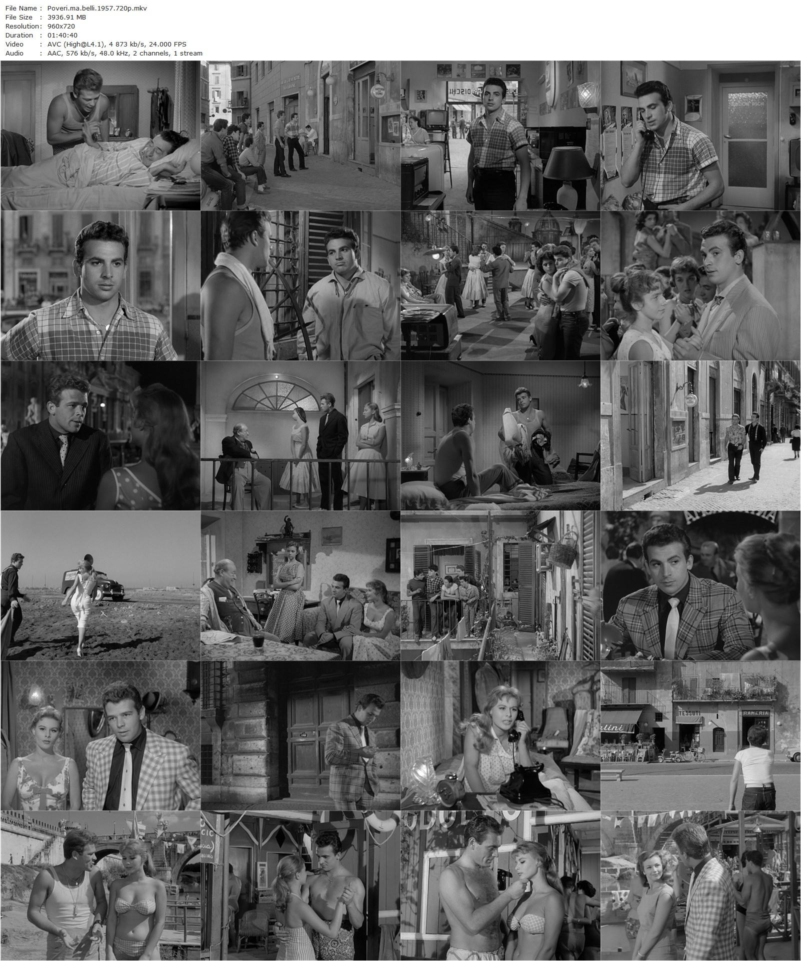 Poor But Beautiful AKA Poveri ma belli (1957) Dino Risi, Marisa Allasio, Maurizio Arena, Renato Salvatori-poster