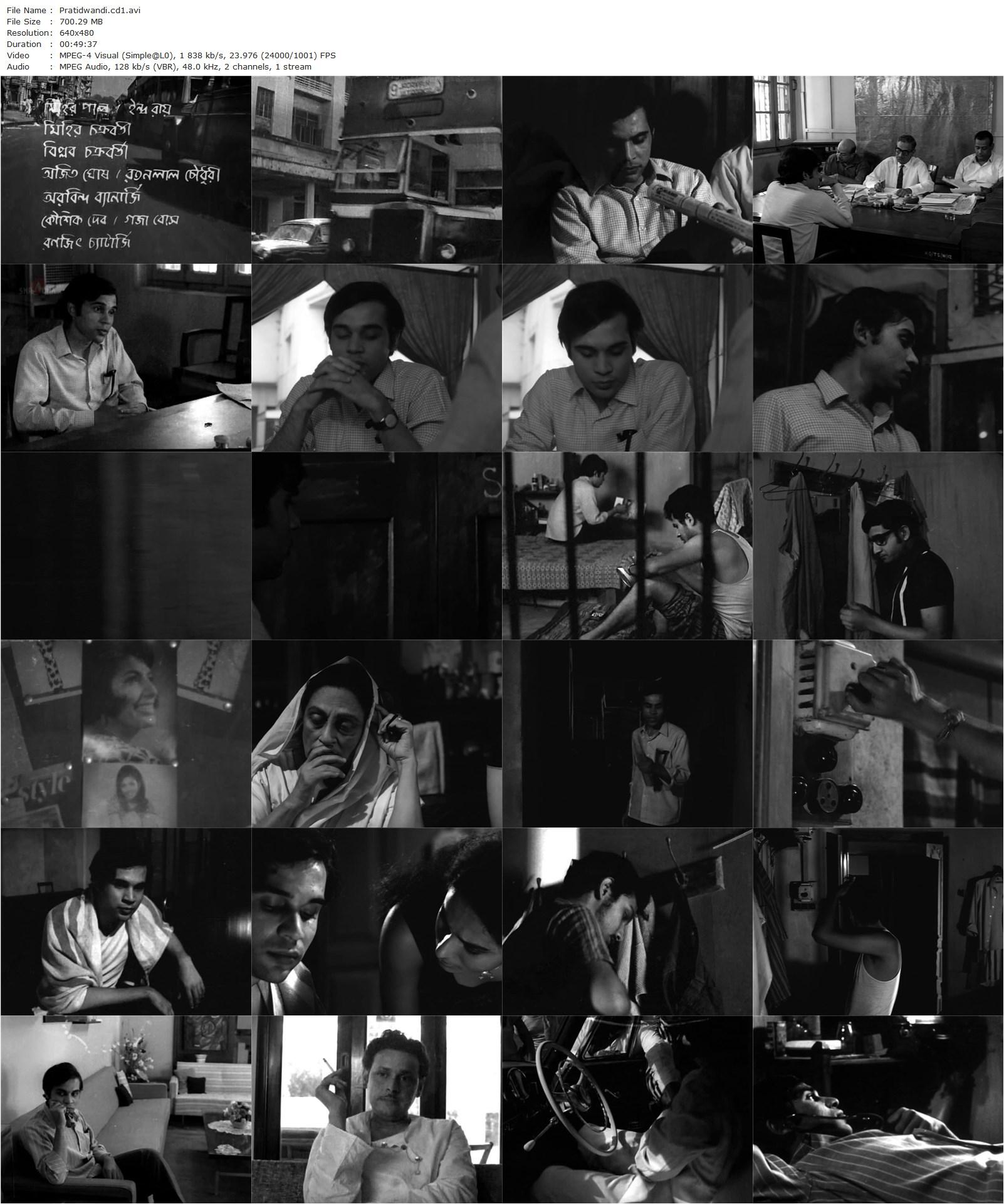 The Adversary (1970) Satyajit Ray, Asgar Ali-poster