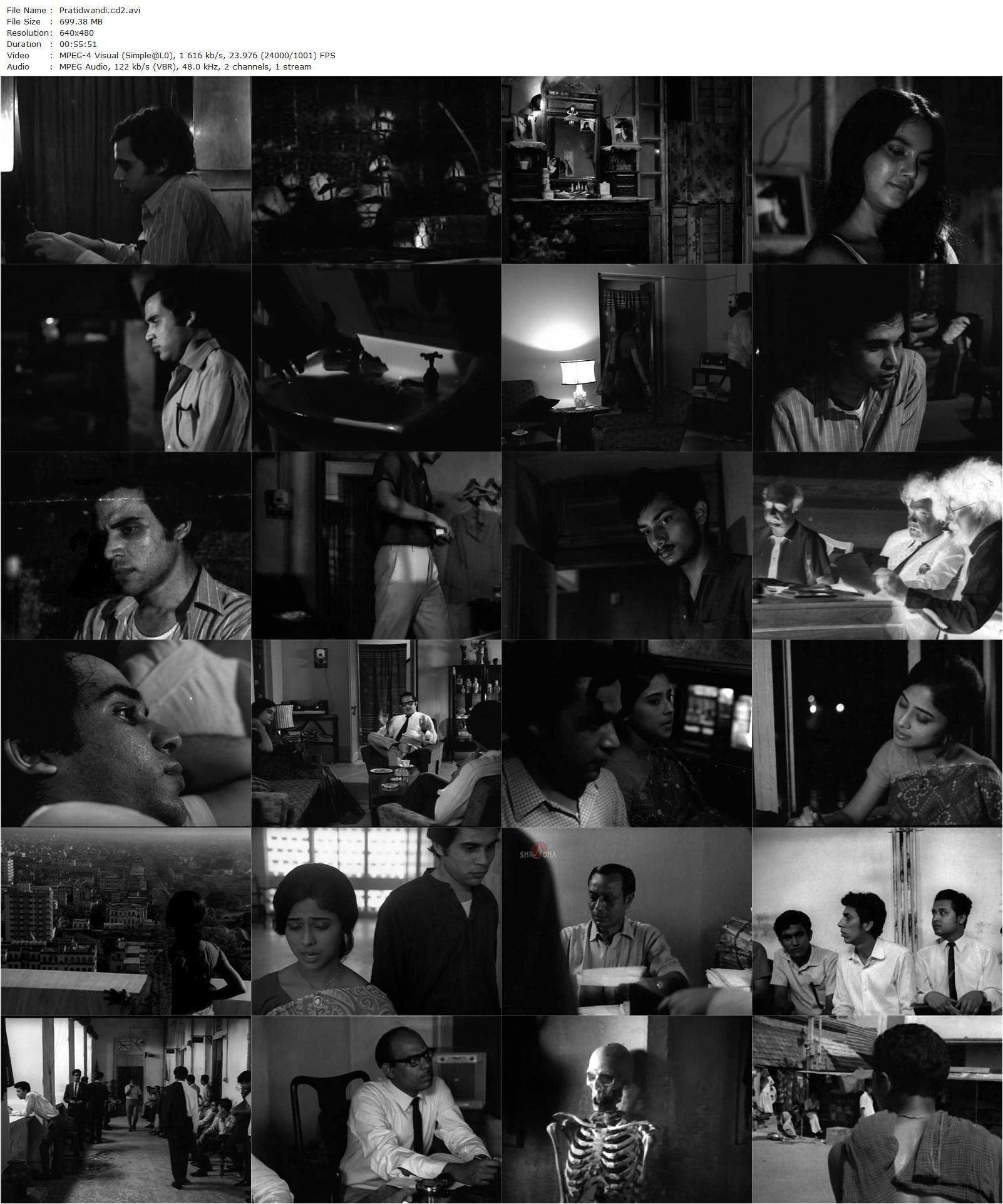 The Adversary (1970) Satyajit Ray, Asgar Ali-poster