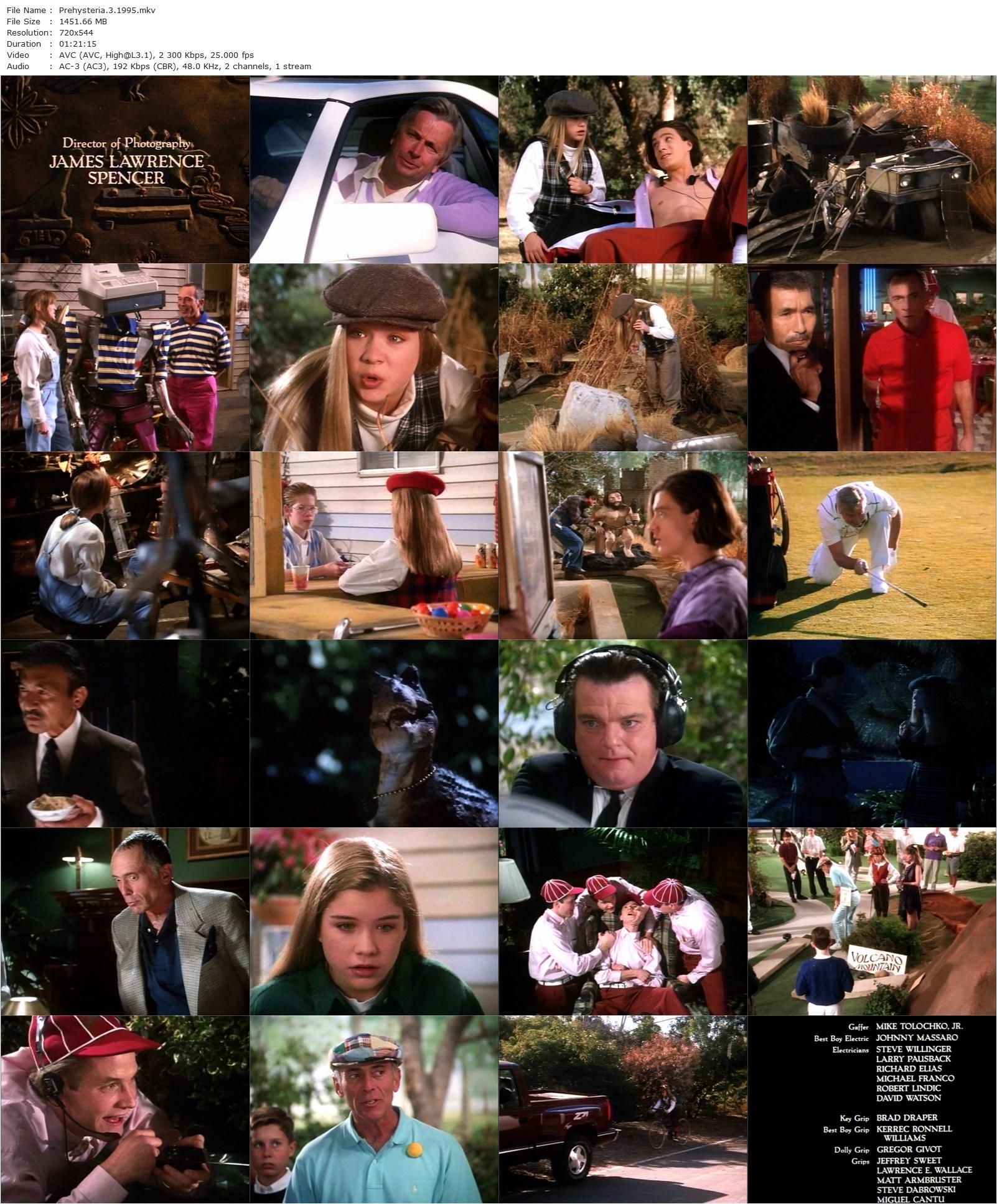 Prehysteria! 3 (1995) David DeCoteau, Whitney Anderson, Matthew Bartilson, Steve Blum-poster