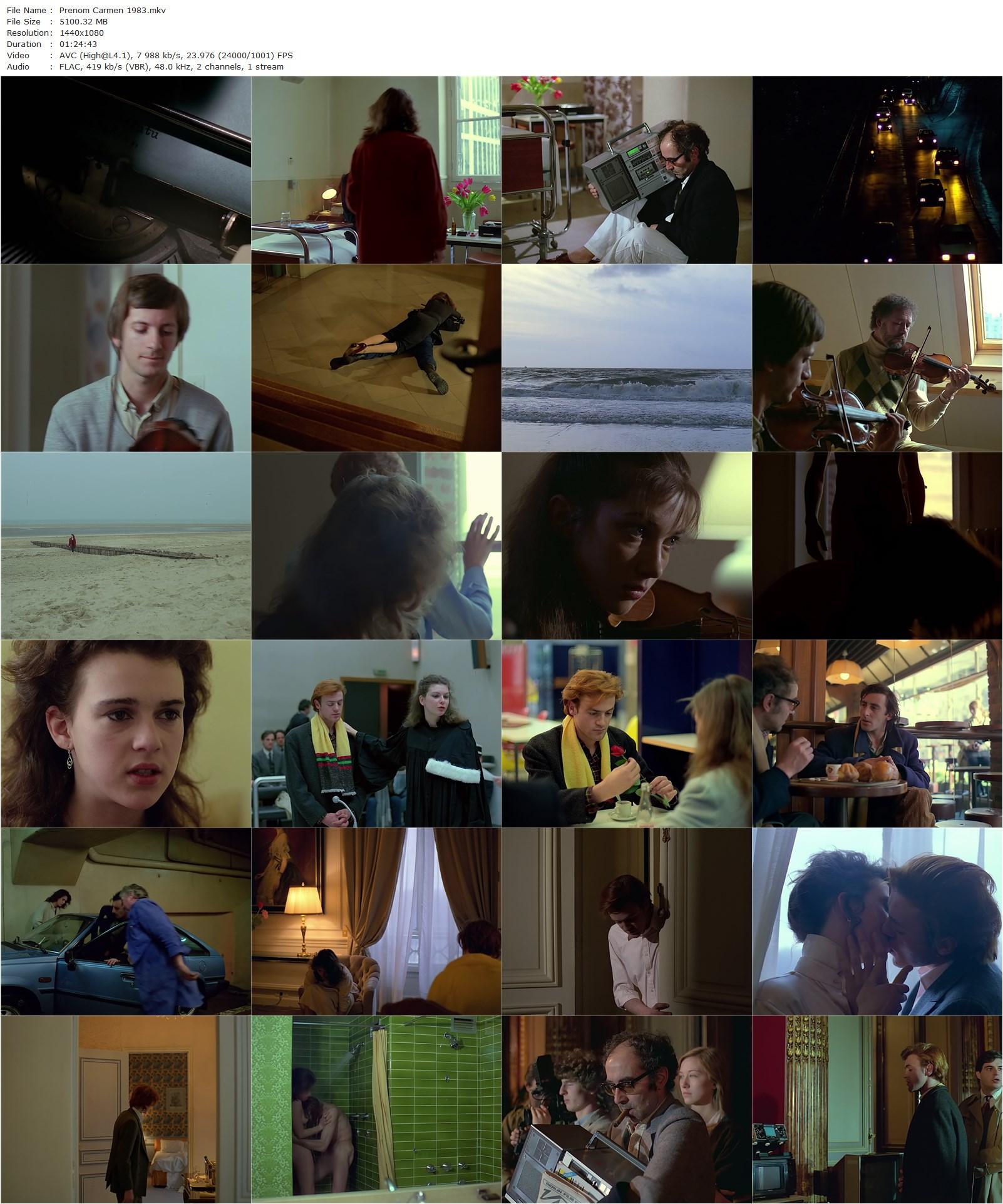 First Name: Carmen AKA Prénom Carmen (1983) Jean-Luc Godard, Maruschka Detmers, Jacques Bonnaffé, Myriem Roussel-poster