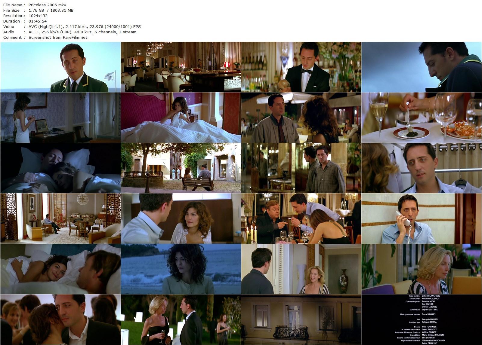 Priceless / Hors de prix (2006) Pierre Salvadori, Audrey Tautou, Gad Elmaleh, Marie-Christine Adam-poster