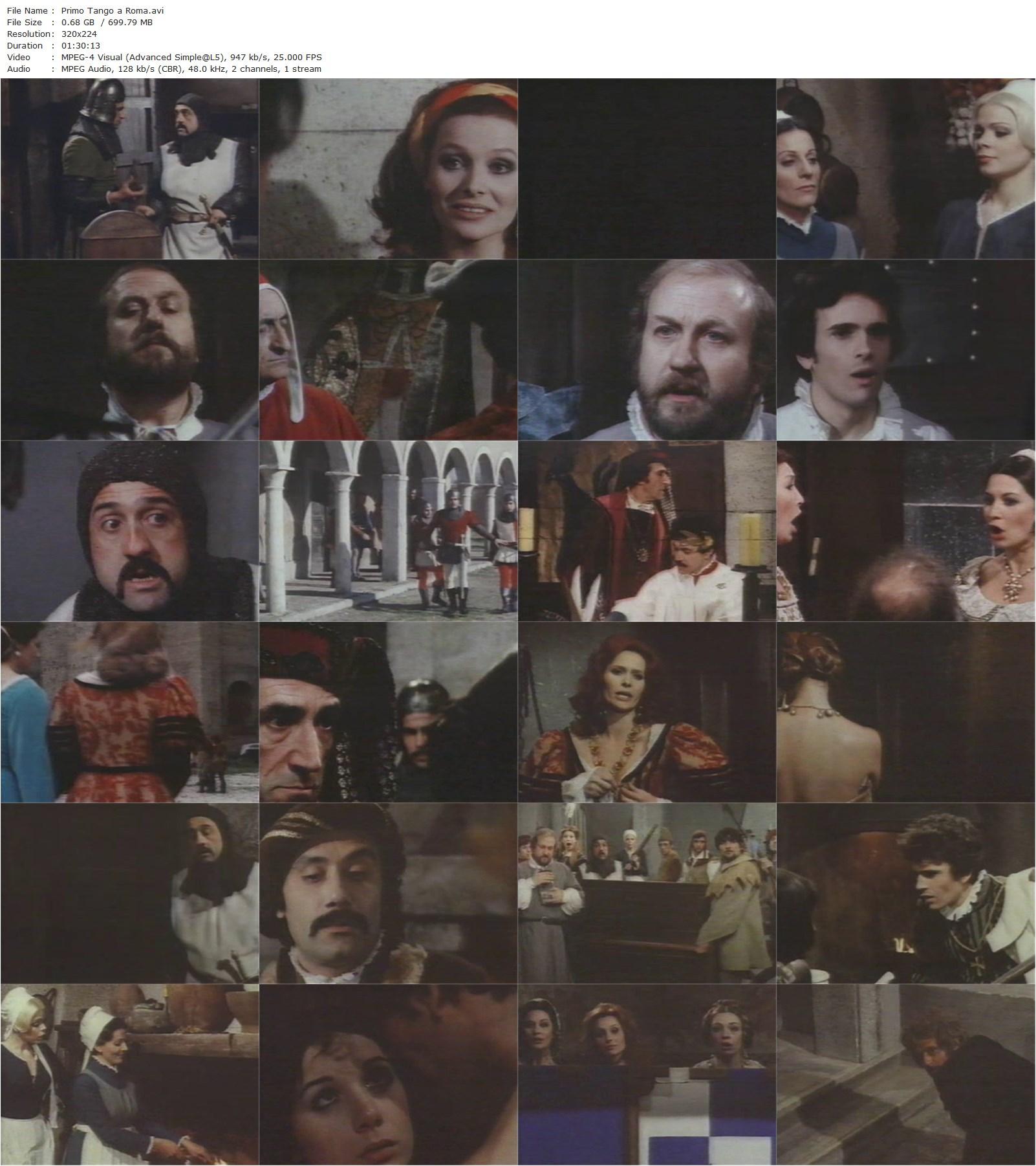 Primo tango a Roma… storia d’amore e d’alchimia (1973) Lorenzo Gicca Palli, Leonard Mann, Erika Blanc, Rosalba Neri-poster