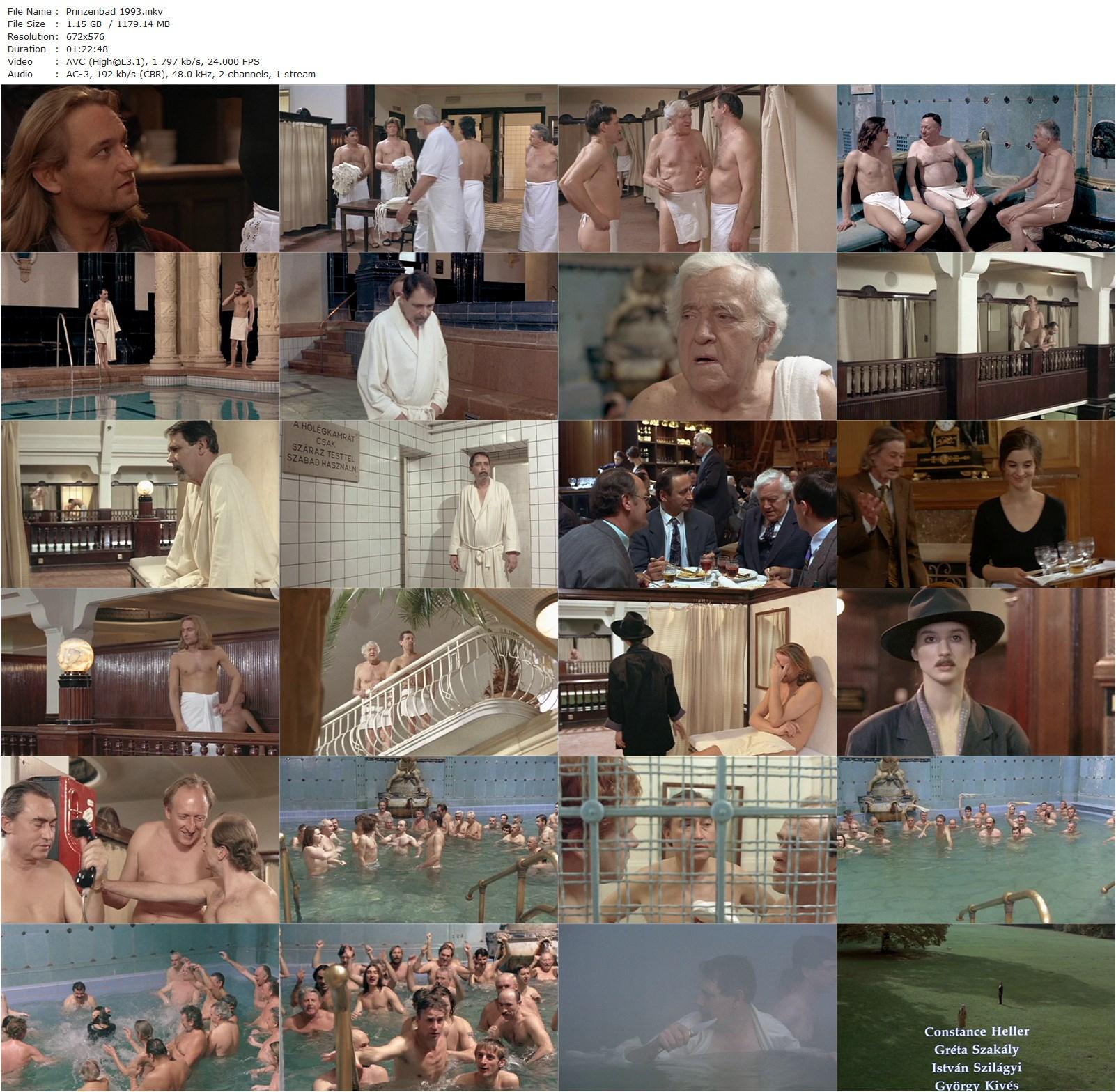 Royal Baths AKA Prinzenbad (1993) Bernhard Wicki, Ulrich Wildgruber, Róbert Alföldi, Richard Blank-poster