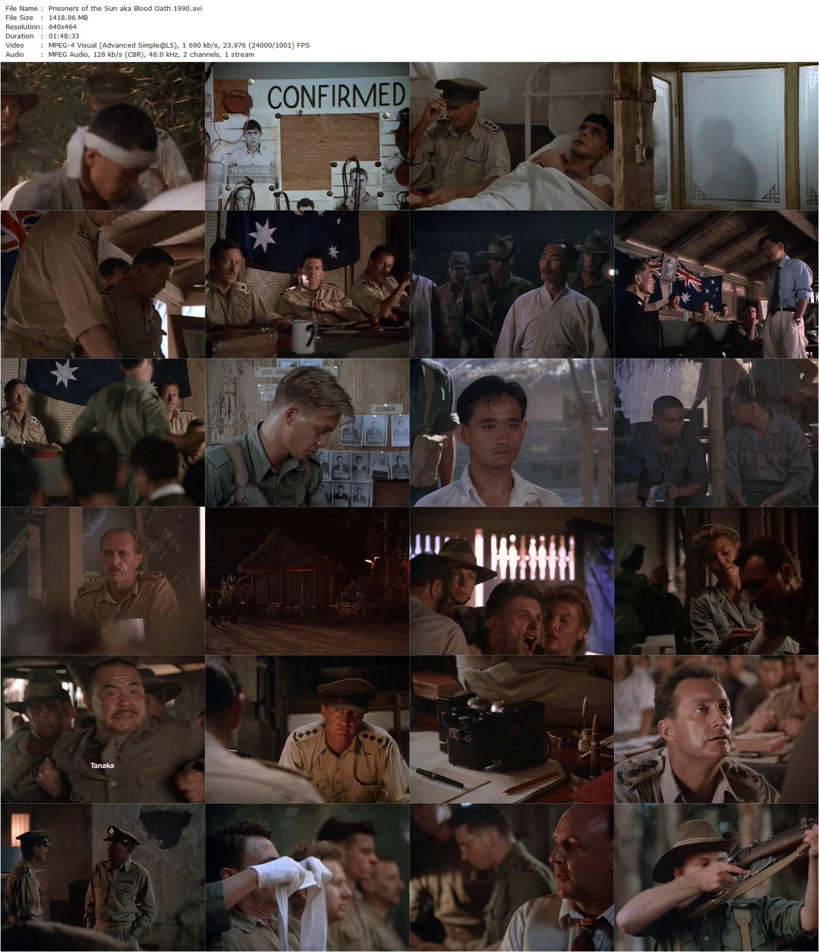 Blood Oath (1990) Stephen Wallace, Bryan Brown-poster