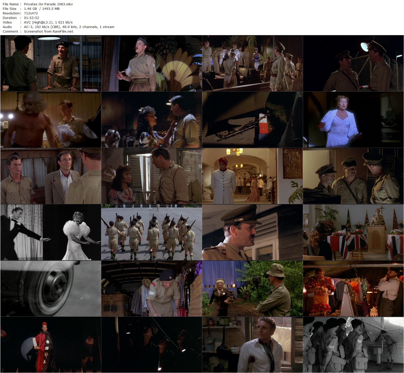 Privates on Parade (1983) Michael Blakemore, Patrick Pearson, Michael Elphick, Joe Melia-poster