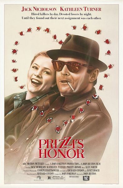 Prizzi’s Honor (1985) John Huston, Jack Nicholson, Kathleen Turner, Robert Loggia, Comedy, Crime, Drama