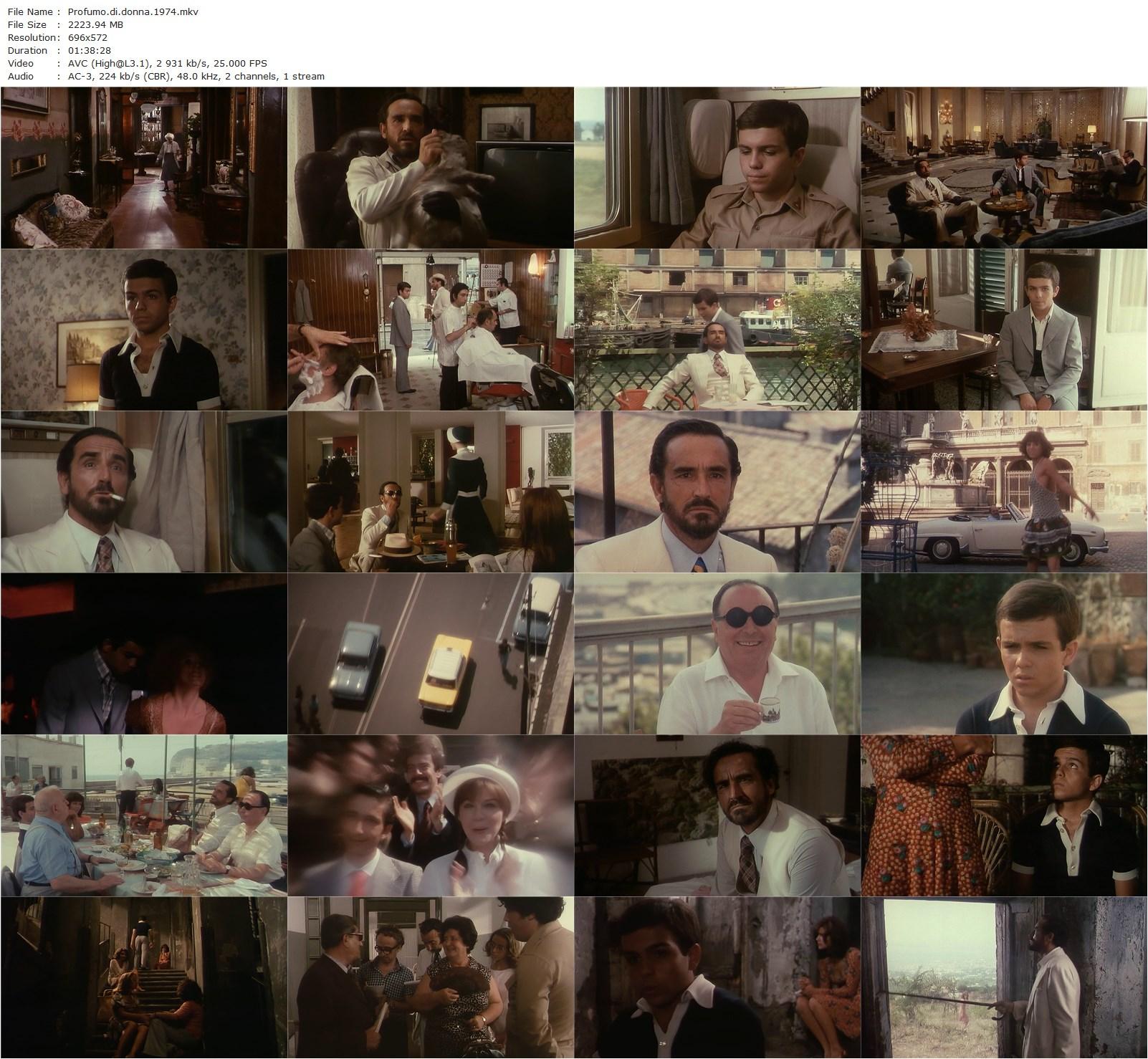 Scent of a Woman AKA Profumo di donna (1974) Dino Risi, Vittorio Gassman, Alessandro Momo, Agostina Belli-poster