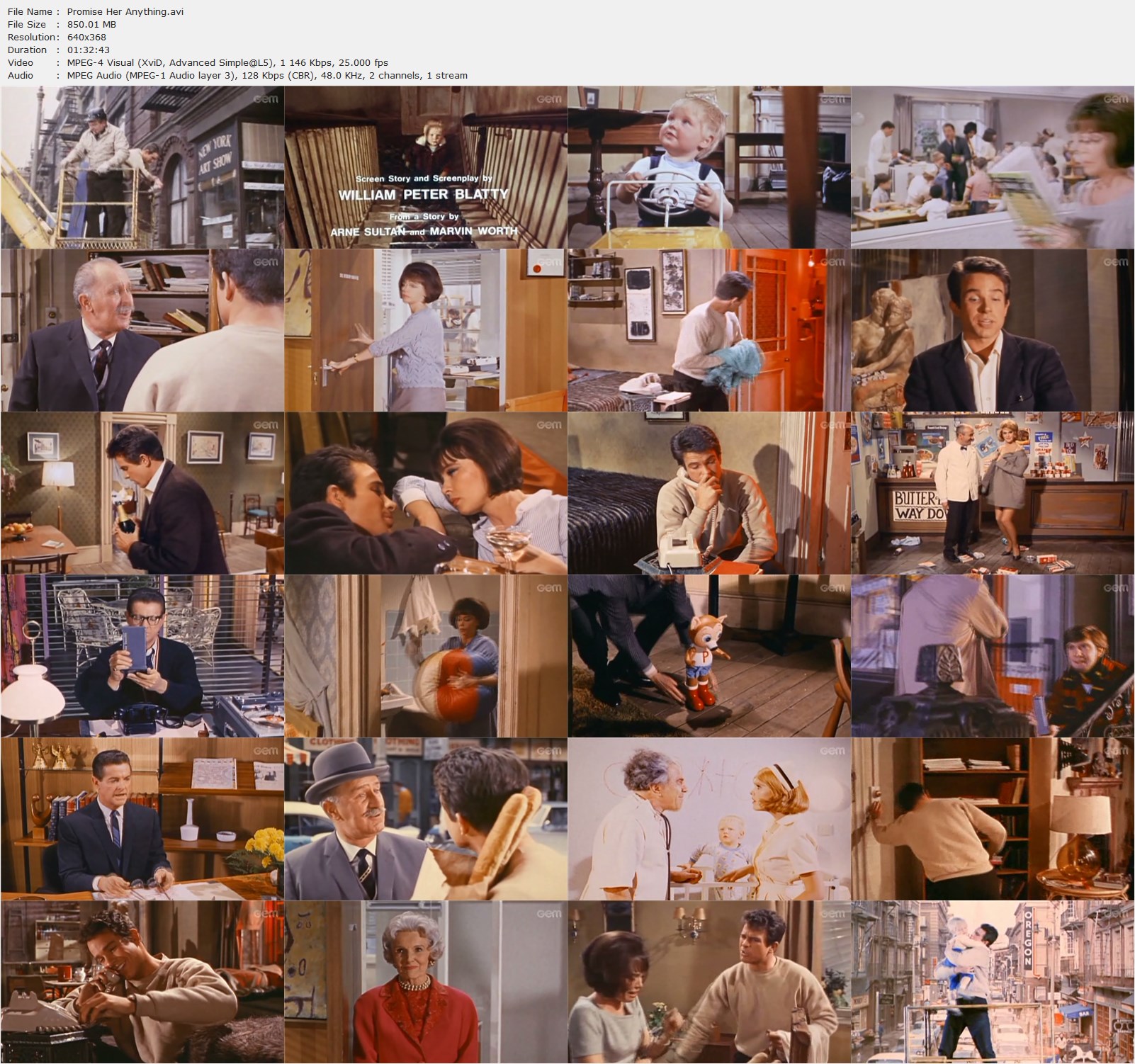 Promise Her Anything (1966) Arthur Hiller, Warren Beatty, Leslie Caron, Robert Cummings-poster