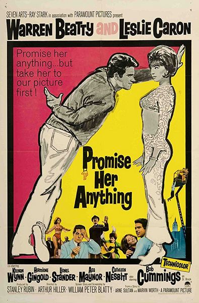 Promise Her Anything (1966) Arthur Hiller, Warren Beatty, Leslie Caron, Robert Cummings