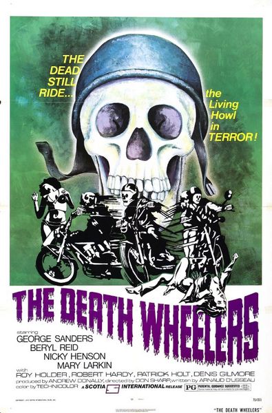 Psychomania / The Death Wheelers (1973) Don Sharp, George Sanders, Beryl Reid, Nicky Henson, Horror