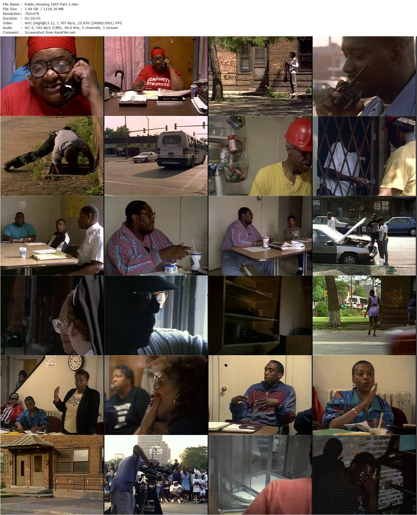 Public Housing (1997) Frederick Wiseman-poster